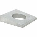 Bsc Preferred Leveling Washer for I-Beams Hot-Dipped Galvanized Steel for M12 Screw Size 14 mm ID, 5PK 91146A260